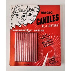 Magic candles re-lighting candele si riaccendono 12pz made in